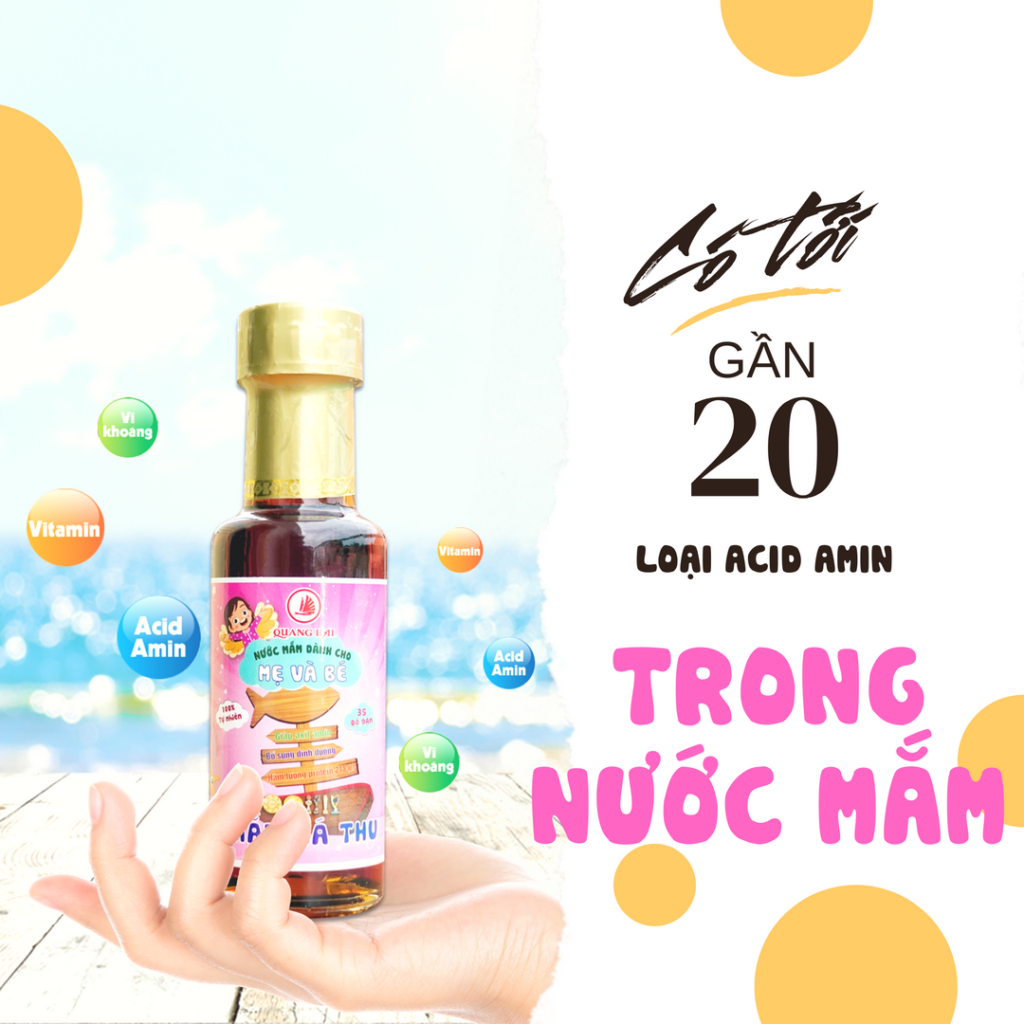 NƯỚC MẮM CHO BÉ  ĂN DẶM