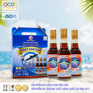 [ OCOP] Nước Mắm Truyền Thống Cát Hải – Quang Hải, loại Chắt Cao Cấp 29ºN, chai 300ml