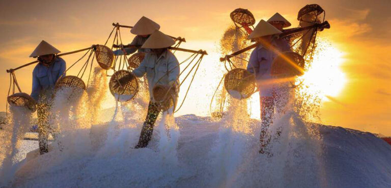 Cầu kỳ hạt muối làm nước mắm truyền thống Quang Hải
