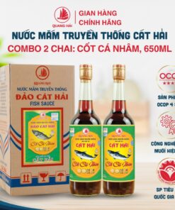 [OCOP] Nước Mắm Truyền Thống Cát Hải - Quang Hải, loại Cốt Cá Nhâm 19ºN