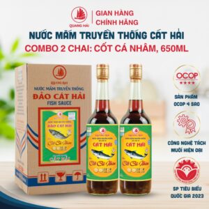 [OCOP] Nước Mắm Truyền Thống Cát Hải – Quang Hải, loại Cốt Cá Nhâm 19ºN