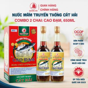 [ OCOP] Nước Mắm Truyền Thống Cát Hải – Quang Hải, loại Cao Đạm