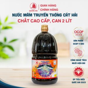 [ OCOP] Nước Mắm Truyền Thống Cát Hải – Quang Hải, loại Chắt Cao Cấp 29ºN