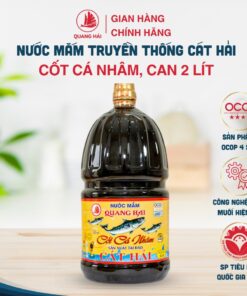 [ OCOP] Nước Mắm Truyền Thống Cát Hải - Quang Hải, loại Cốt Cá Nhâm 19ºN
