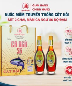 Hộp 02 Chai Nước Mắm Cá Ngừ 56ºN