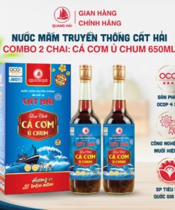 [OCOP] Nước Mắm Cát Hải Tách Muối – Quang Hải, loại Chắt Cá Cơm Ủ Chum 29ºN