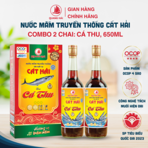 Hộp 02 Chai Cá Thu 28ºN