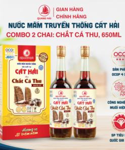 Hộp 02 Chai Chắt Cá Thu 35ºN