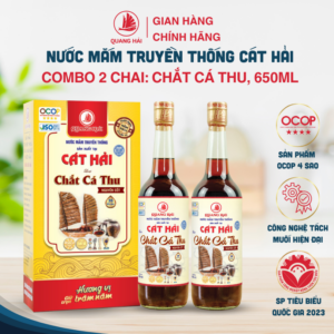 Hộp 02 Chai Chắt Cá Thu 35ºN