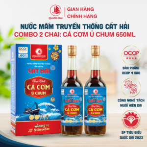 Hộp 02 Chai Chắt Cá Cơm Ủ Chum 29ºN