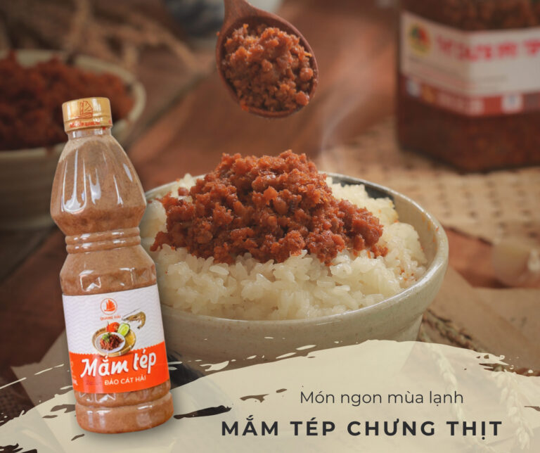 MẮM TÉP QUANG HẢI CHƯNG THỊT – DỄ LÀM MÀ LẠI HAO CƠM