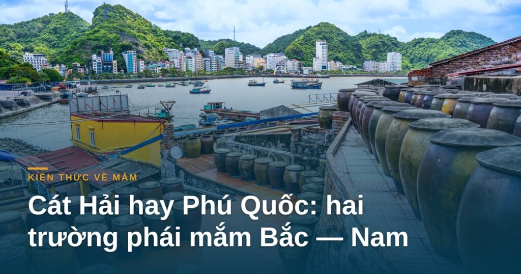 Cát Hải hay Phú Quốc: hai trường phái mắm Bắc — Nam