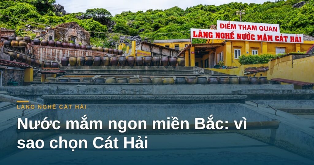 Nước mắm ngon miền Bắc: vì sao chọn Cát Hải