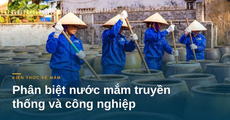 Phân biệt nước mắm truyền thống và nước mắm công nghiệp