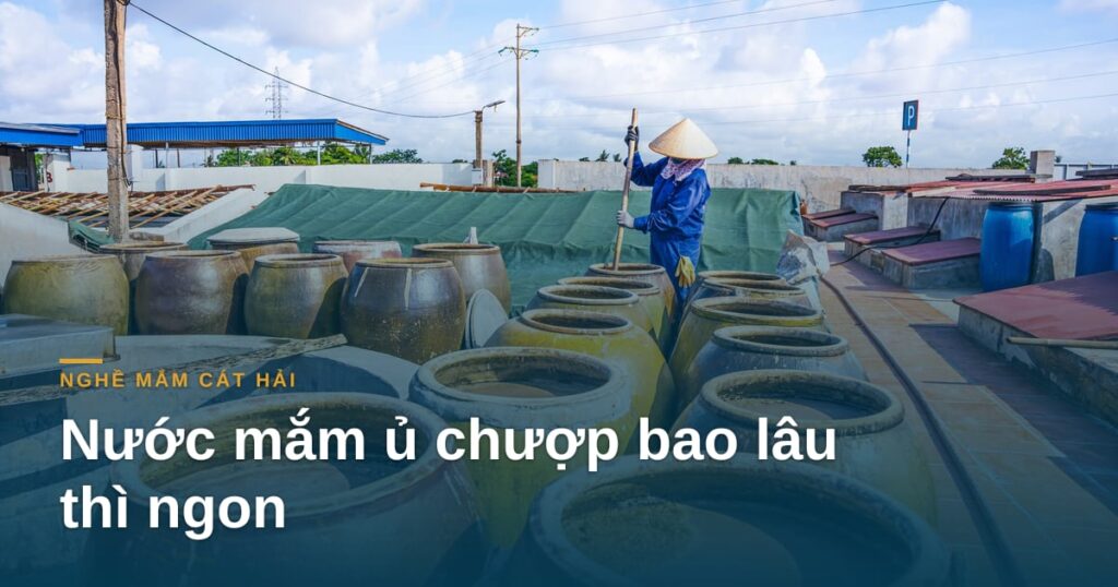 “Nước mắm ủ chượp bao lâu thì ngon”