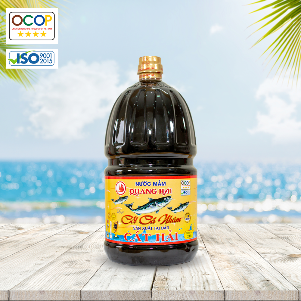 Chai nước mắm Cốt Cá Nhâm 19ºN Quang Hải