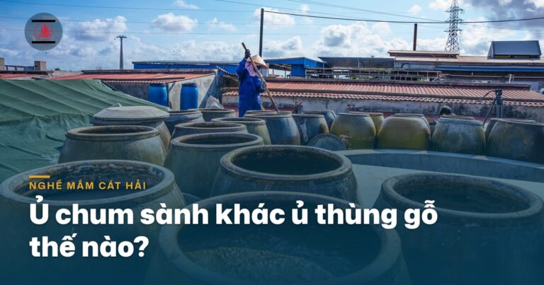 Ủ chum sành khác ủ thùng gỗ thế nào?