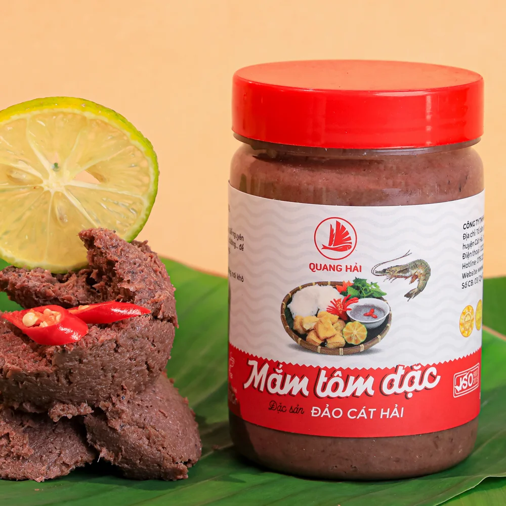 Hũ mắm tôm đặc Cát Hải Quang Hải