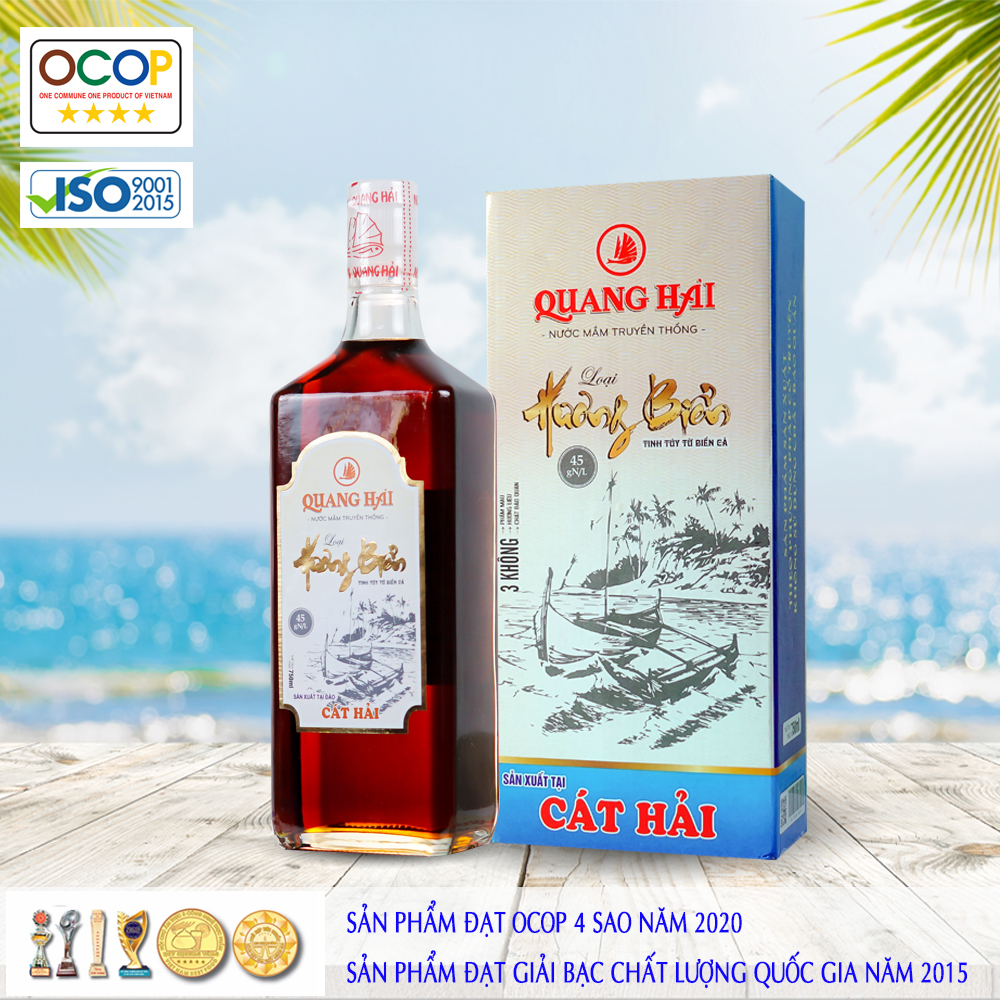 Hộp quà nước mắm Hương Biển 45ºN Quang Hải