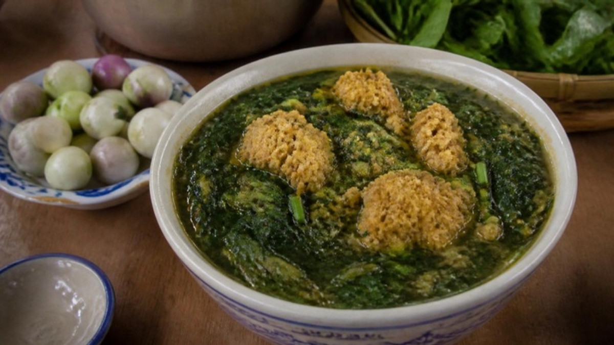 Bát canh cua rau đay kiểu Bắc (ảnh minh họa)