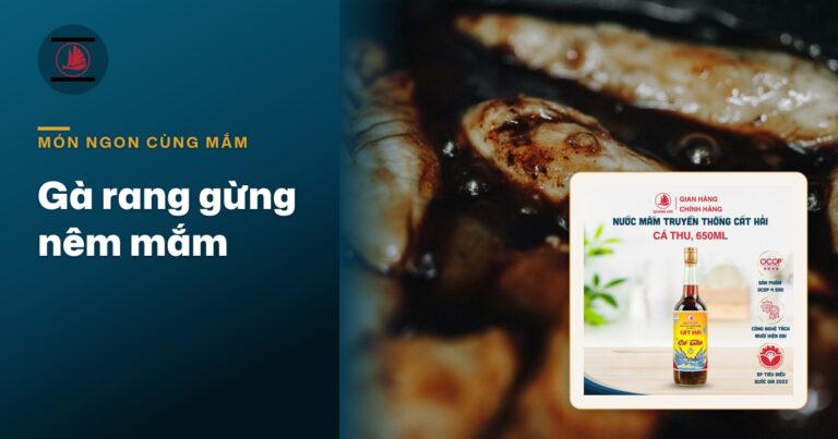 Gà rang gừng nêm nước mắm: món ấm bụng ngày se lạnh, gà săn mà không khô