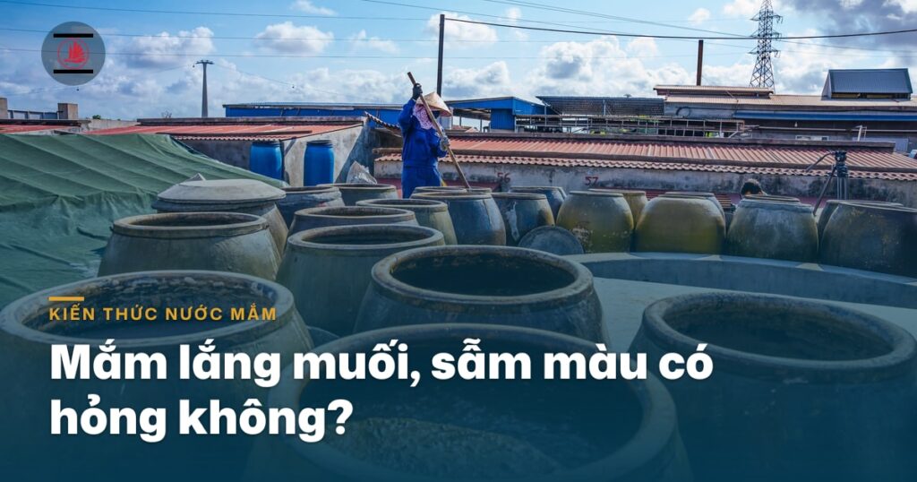 Nước mắm truyền thống lắng muối, sẫm màu: dấu hiệu hỏng hay chuyện tự nhiên?