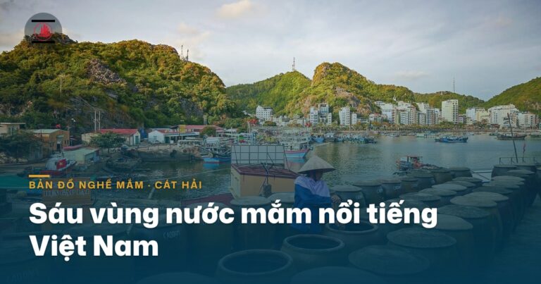Sáu vùng nước mắm nổi tiếng của Việt Nam: Cát Hải đứng ở đâu trên bản đồ mắm